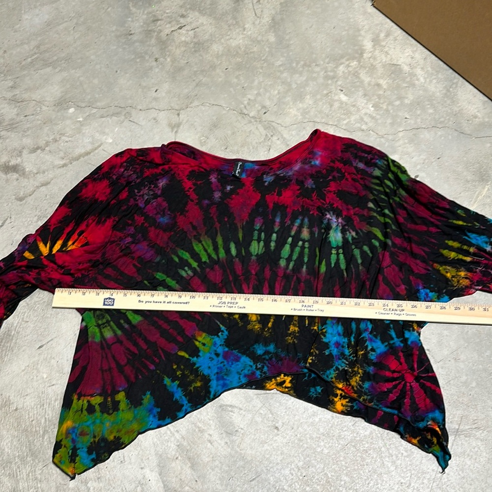 Rayon multi color top /Size‎ 0S / Sacred Threads brand /B-65 - Picture 7 of 8